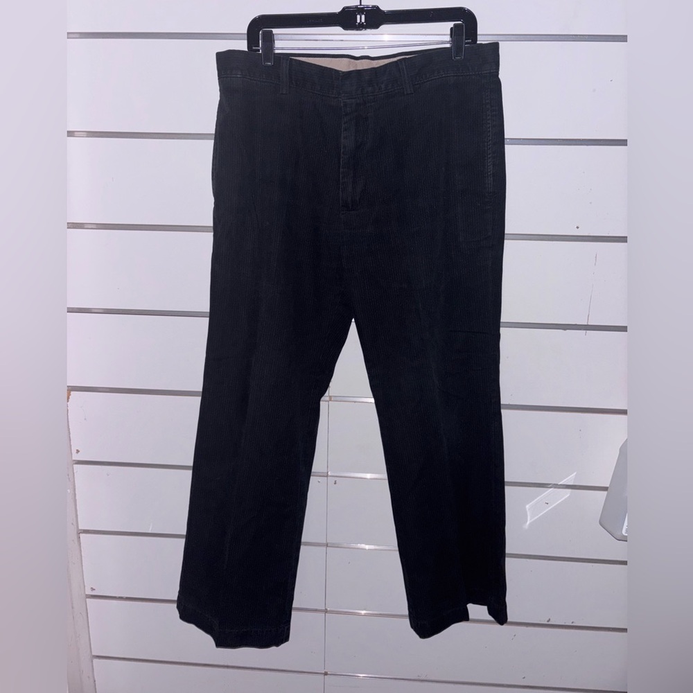 Banana Republic Men's Black pin stripe trousers 34/30